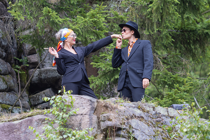 v.l.n.r: Marie-Louise von Gottberg (Karin) und Richard Glöckner (Rico).</br>

Foto: Photoron - Ronny Küttner