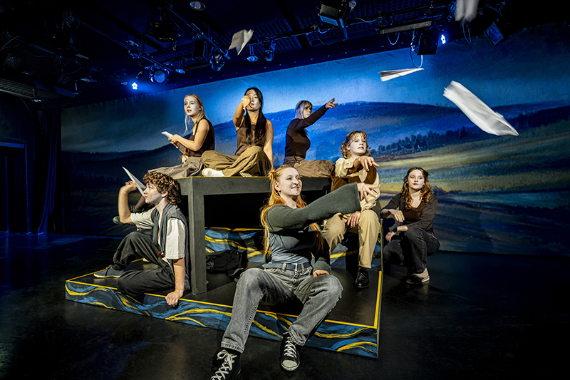 v.l.n.r.: Griffin Weiß, Leni Sommerfeld, Ke Xin Celine Chen, Kristin Liebscht, Johanna Fiedler, Emily Röhner und Vanessa Schubert.</br>

Foto: Dirk Rückschloß/Pixore Photography