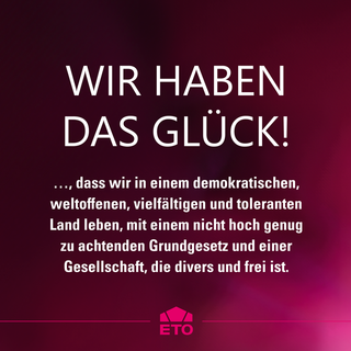 Wir haben das Glück!